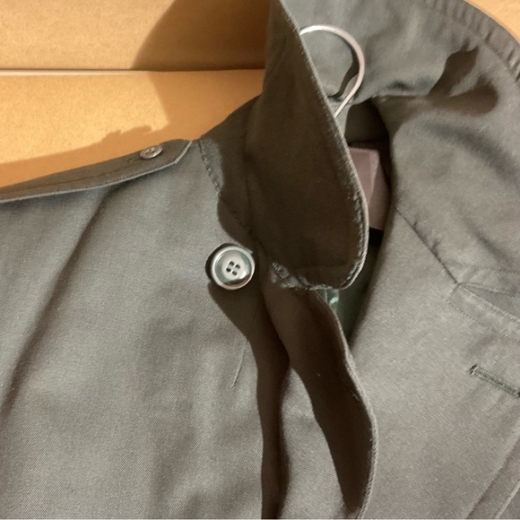 1960s Military Wool Trenchcoat / Overcoat w/ Removable Liner - Picture 11 of 16